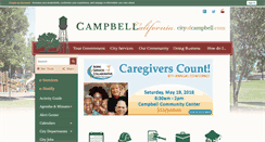 Desktop Screenshot of ci.campbell.ca.us